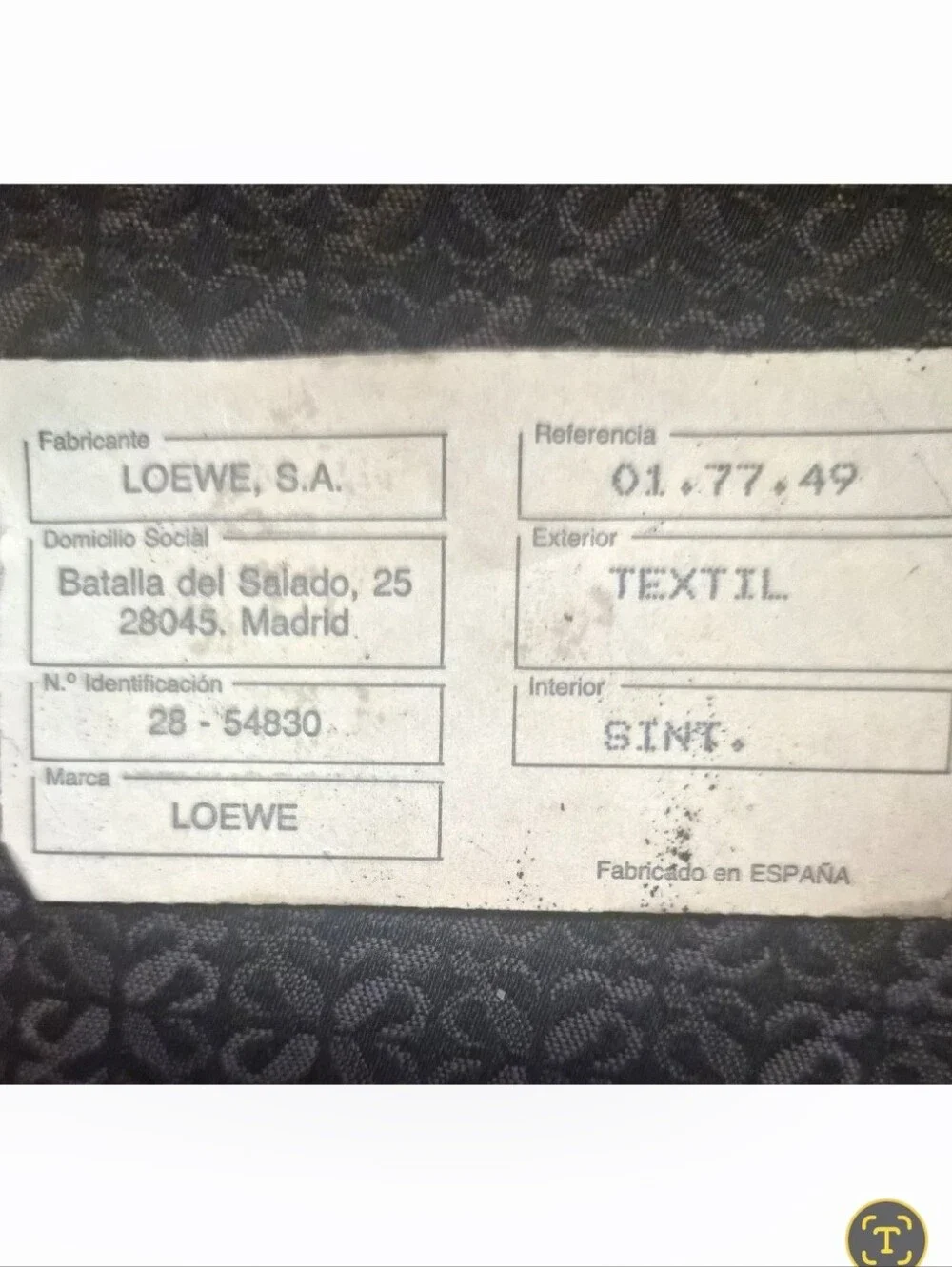 Loewe Small Anagram Zippy Pouch W/ Coa *EUC*